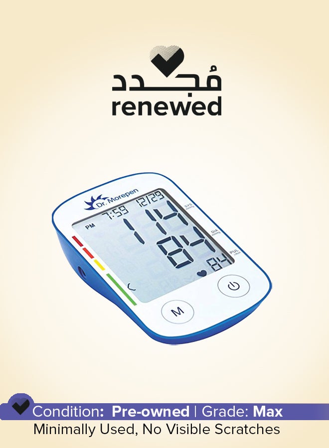 Dr. Morepen Renewed - BP-11 Bp Monitor  White - Image 1